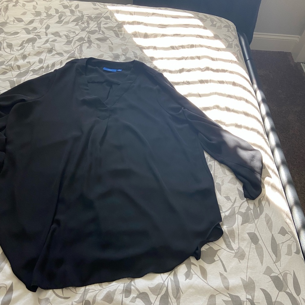 Apt. 9 Men's Black Casual Button Down Shirt